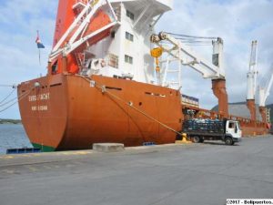 Dos mil 500 TM de cebada malteada son descargadas en Bolipuertos Puerto Cabello