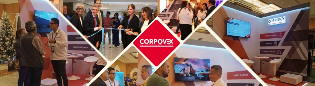 Corpovex fortalece sus servicios en la primera edición de la ComExport Venezuela 2023