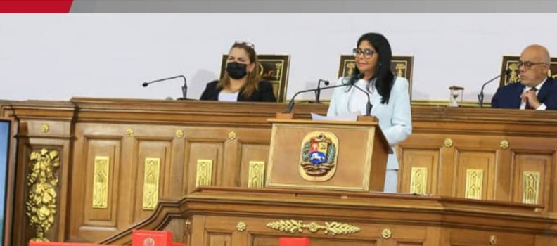 Delcy Rodríguez convoca a la unión nacional productiva para este 2022