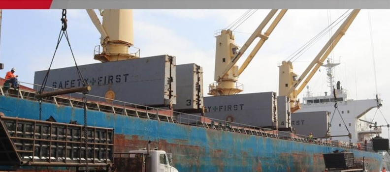 Fueron exportadas más de 19 mil TM de material ferroso desde el puerto de Guanta