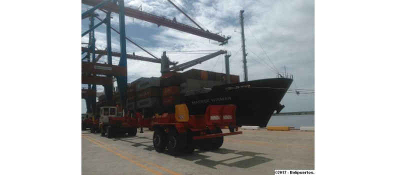 Trigo panadero, maíz blanco y mercancía contenerizada es desembarcada en el Puerto de Puerto Cabello