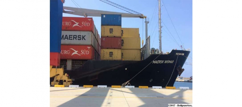 781 contenedores con productos arriban al Puerto de La Guaira