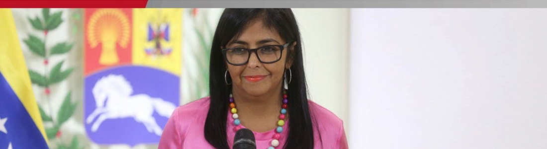 VP Delcy Rodríguez confirma anuncios de EEUU sobre “aliviar” sanciones contra Venezuela