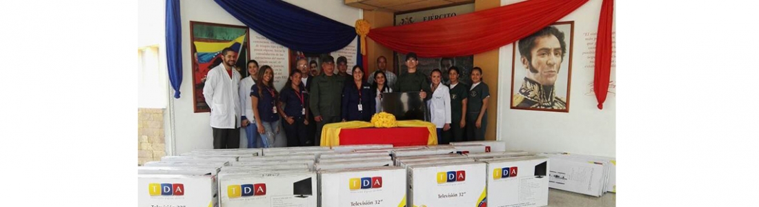 Corpovex dona televisores plasma al Hospital Militar de Maracay