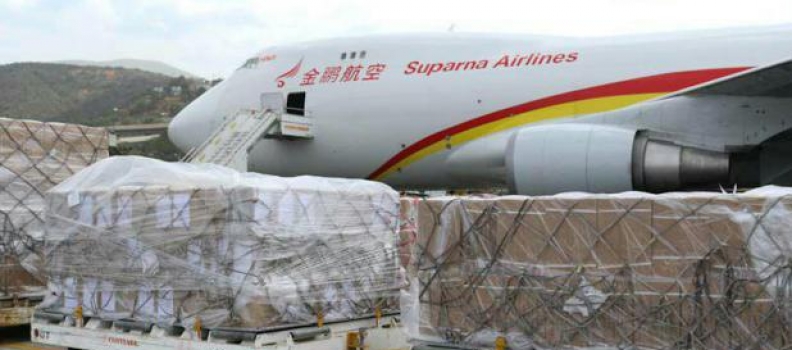 Arriban a Venezuela 71 toneladas de medicamentos provenientes de China