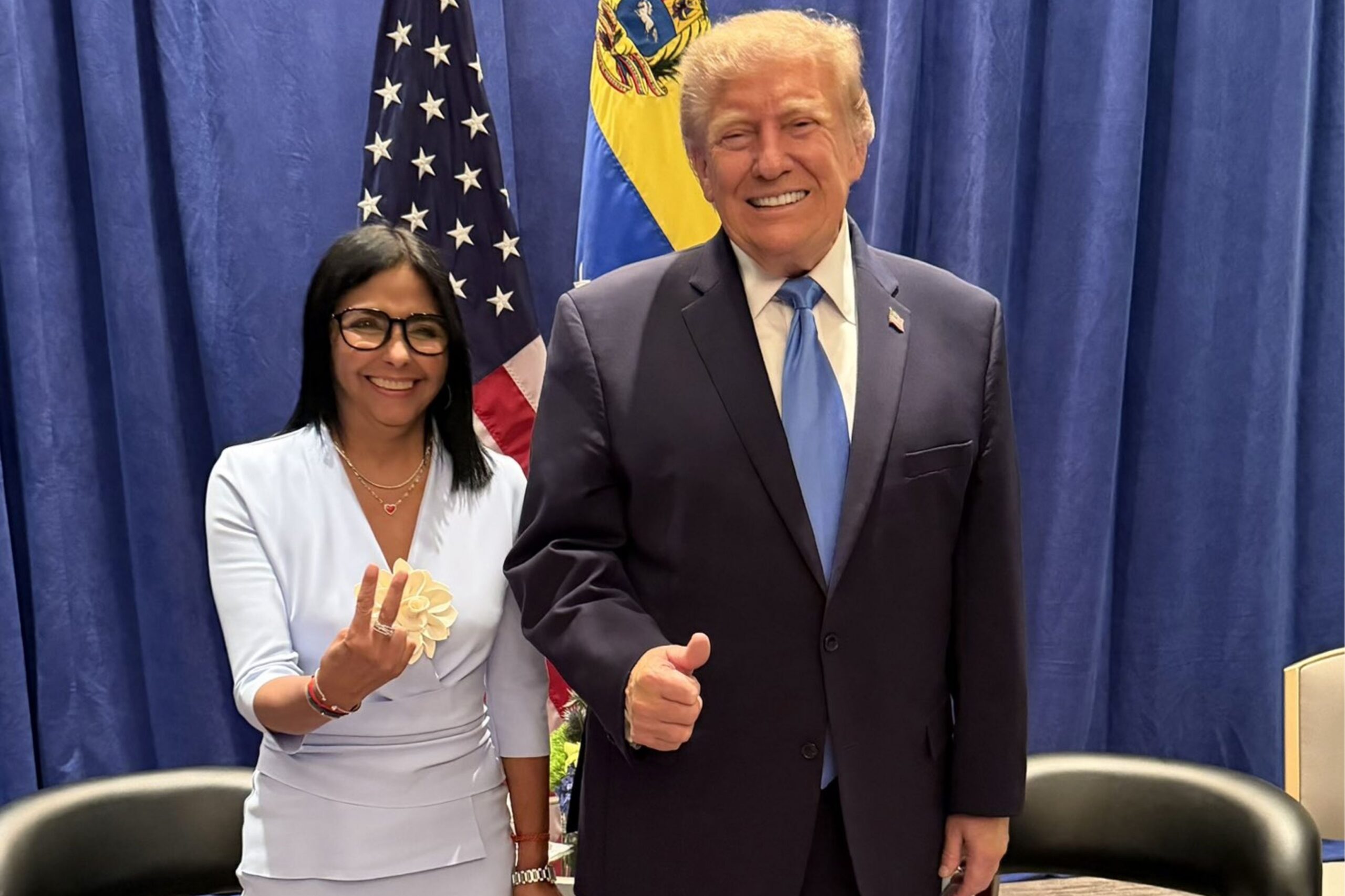 Presidenta Delcy Rodríguez destaca reunión «histórica» con Donald Trump y aboga por el diálogo con EE. UU.