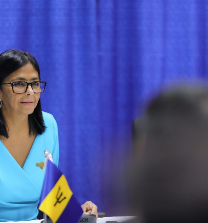 Presidenta (E) Delcy Rodríguez acuerda que Barbados se convierta en un hub para exportar alimentos al Caribe y África